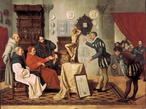 Der Maler Alonso Berruguete besucht Kardinal Juan Pardo de Tavera von Ocano Sanchez Miguel Jadraque y