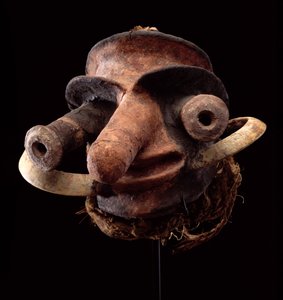 Vanuatu-Puppen-Kopf, von der Malekula-Insel (ehemals Neue Hebriden) Ozeanien