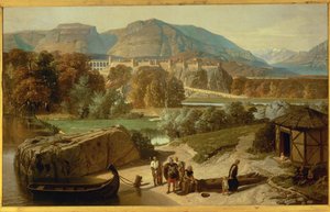 Eine römische Villa in den Alpen des Dauphiné, kurz nach der Eroberung Galliens von Octave Penguilly l
