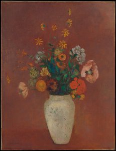 Blumenstrauß in einer chinesischen Vase von Odilon Redon