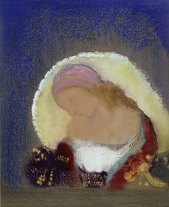 Erleuchtete Blume von Odilon Redon