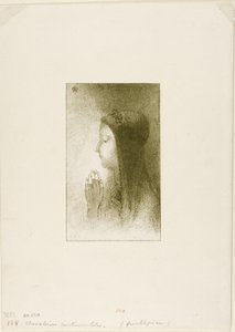 Frontispiz für Chevaleries Sentimentales von Ferdinand Hérold von Odilon Redon