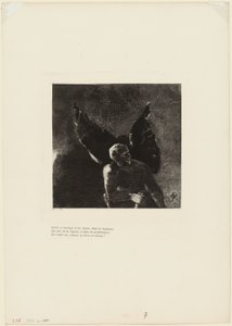 Ehre und Lob sei dir, Satan, in den Höhen des Himmels, wo du regiert hast, und in den Tiefen der Hölle, wo du, besiegt, in Stille träumst!, Platte 8 von 9
