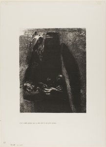 Es ist der Teufel, der unter seinen zwei Flügeln die sieben Todsünden trägt, Platte 2 aus Die Versuchung des Heiligen Antonius (1. Serie)