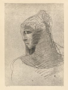 Ich verehre dich wie das Gewölbe des Nachthimmels, o Gefäß der Traurigkeit, o große Schweigsame von Odilon Redon