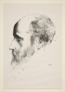 Porträt von Eduard Vuillard von Odilon Redon