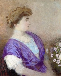 Porträt der Marquise de Gonet, 1907 von Odilon Redon