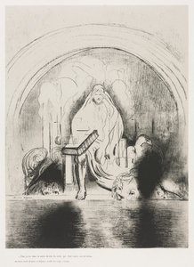 Die Apokalypse des Heiligen Johannes: Und ich sah in der rechten Hand dessen, der auf dem Thron saß..., 1899