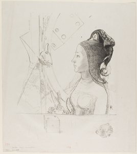 Unbetitelte Probedruck-Lithographie