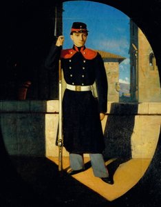 Soldaten der toskanischen Nationalgarde, ca. 1860-61