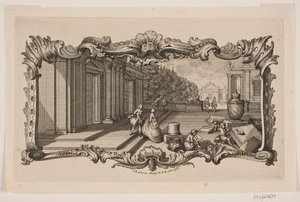 Vignette zu "Thurah: Hafnia Hodierna" von Odvardt Helmoldt de Lode