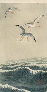 Möwen auf See von Ohara Koson