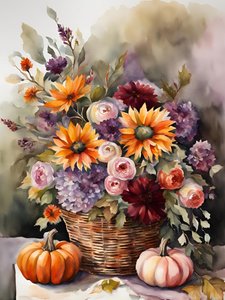 Herbstliche Blumenernte von Ohkimiko