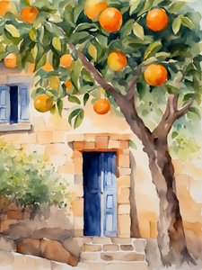 Orangenbaumhaus von Ohkimiko