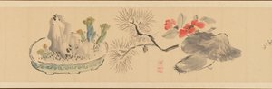 Brief mit Blumen, 1831