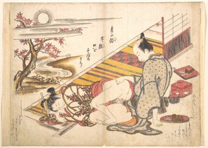 Schlafzimmerszene von Okumura Masanobu