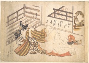 Schlafzimmerszene von Okumura Masanobu