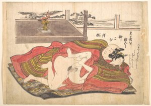 Schlafzimmerszene von Okumura Masanobu