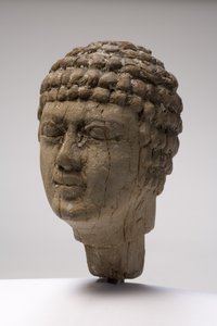Kopf eines Mannes (Holz) von Old Kingdom Egyptian