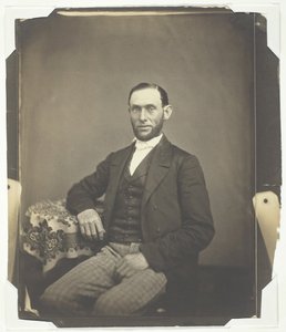 Ohne Titel [Porträt eines bärtigen Mannes], 1850-1859