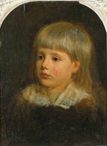 Charles Downing Lay, Porträt des Sohnes des Künstlers von Oliver Ingraham Lay