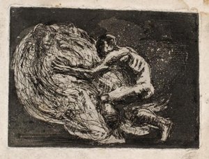 Ixion umarmt die Wolke von Oluf Hartmann
