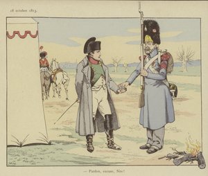 Entschuldigen Sie, Sir!, 18. Oktober 1813 von Onfray de Breville Job