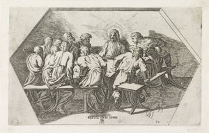 Das letzte Abendmahl von Orazio Borgianni