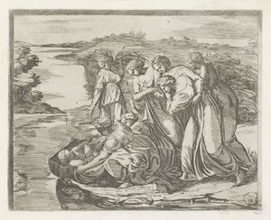Moses wird gefunden von Orazio Borgianni