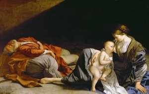 Die Rast auf der Flucht nach Ägypten
