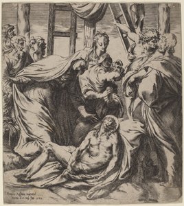 Die Kreuzabnahme von Orazio de Santis after Pompeo Cesura