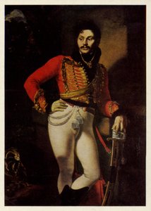 Porträt von Yevgraf Davydov, 1809