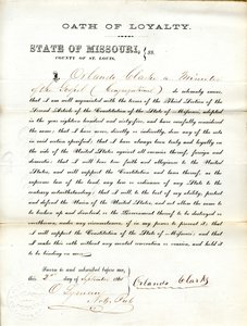 Schwört den Treueeid auf die Regierung der Vereinigten Staaten und den Staat Missouri von Orlando Clarke
