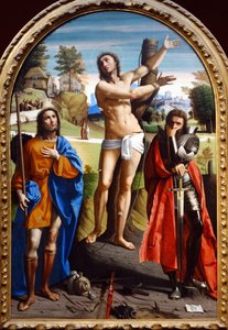 Heilige Sebastian, Rochus und Demetrius
