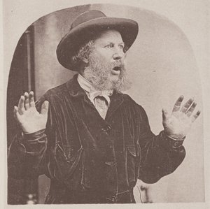 Überraschter Mann von Oscar Gustave Rejlander