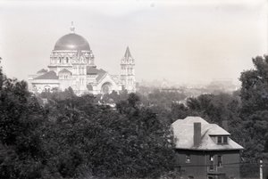Neue Kathedrale vom Barnes Hospital, St. Louis, 19. September 1919 von Oscar Kuehn