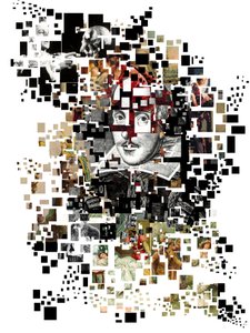 Collage von William Shakespeare (Druck) von Oscar Vila Nieto