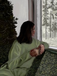 Gemütlicher Wintermorgen von Osheensgallery