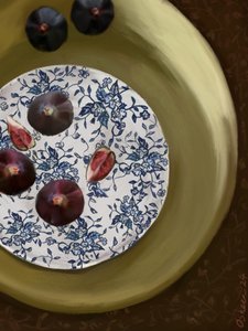Frische Feigen Stillleben