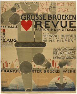 Plakat für die Große Brückenrevue
