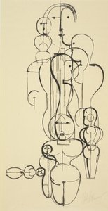 Figuraler Plan K 1 von Oskar Schlemmer