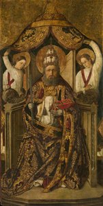 Der heilige Petrus auf dem Thron