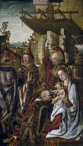 Die Anbetung der Könige, ca. 1490-1499