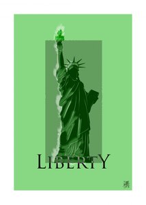 Libertys grüner Glanz