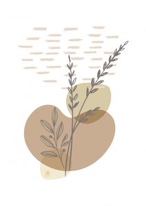 Neutrale botanische Formen