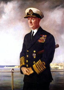 Admiral Cunningham, Kopie eines Porträts von O