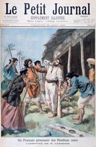 Ein französischer Gefangener, Tonkin, Vietnam, 1895