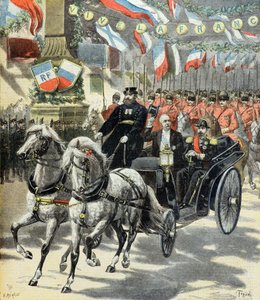 Felix Faures offizieller Besuch in Sankt Petersburg zur Feier der französisch-russischen Allianz