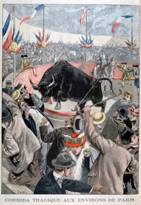 Tragischer Stierkampf-Unfall um Paris, 1899