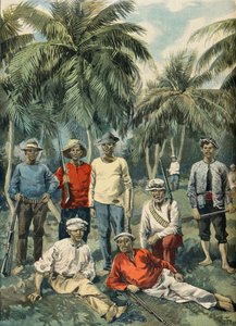 Porträt kubanischer Aufständischer, Spanisch-Amerikanischer Krieg 1898